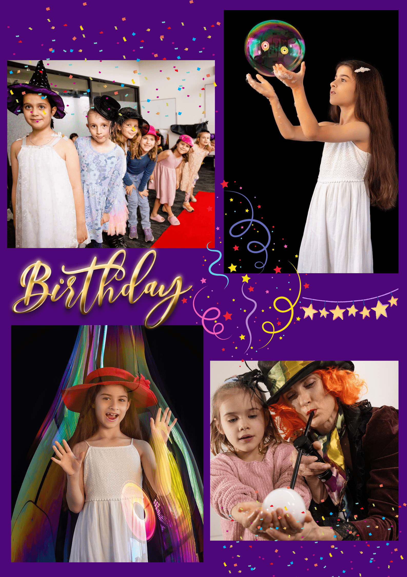 Kids birthday party Bubble Show Event in Perth