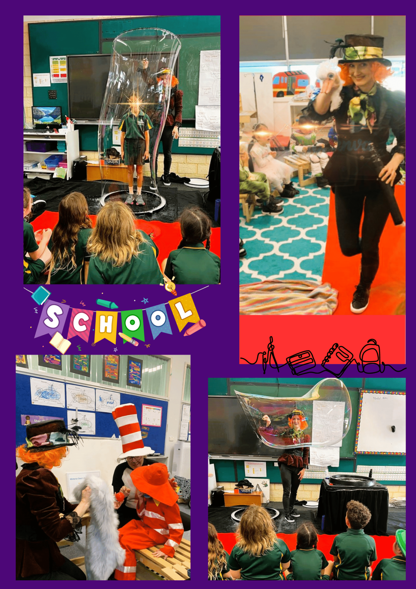 In-School Incursion: Bubble Show Entertainer for Schools and Day Care Centers